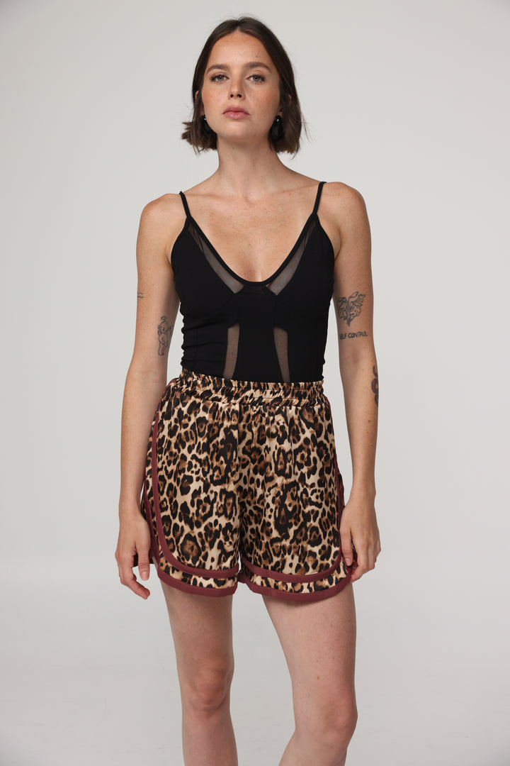 Buni's Mixed Leopard Shorts