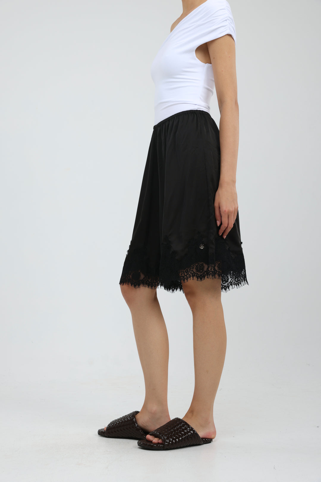 Sunlit Black Bermuda Shorts
