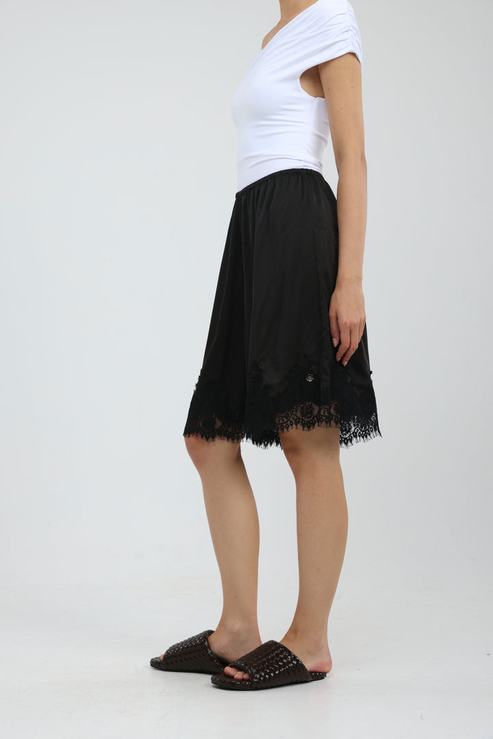 Sunlit Black Bermuda Shorts