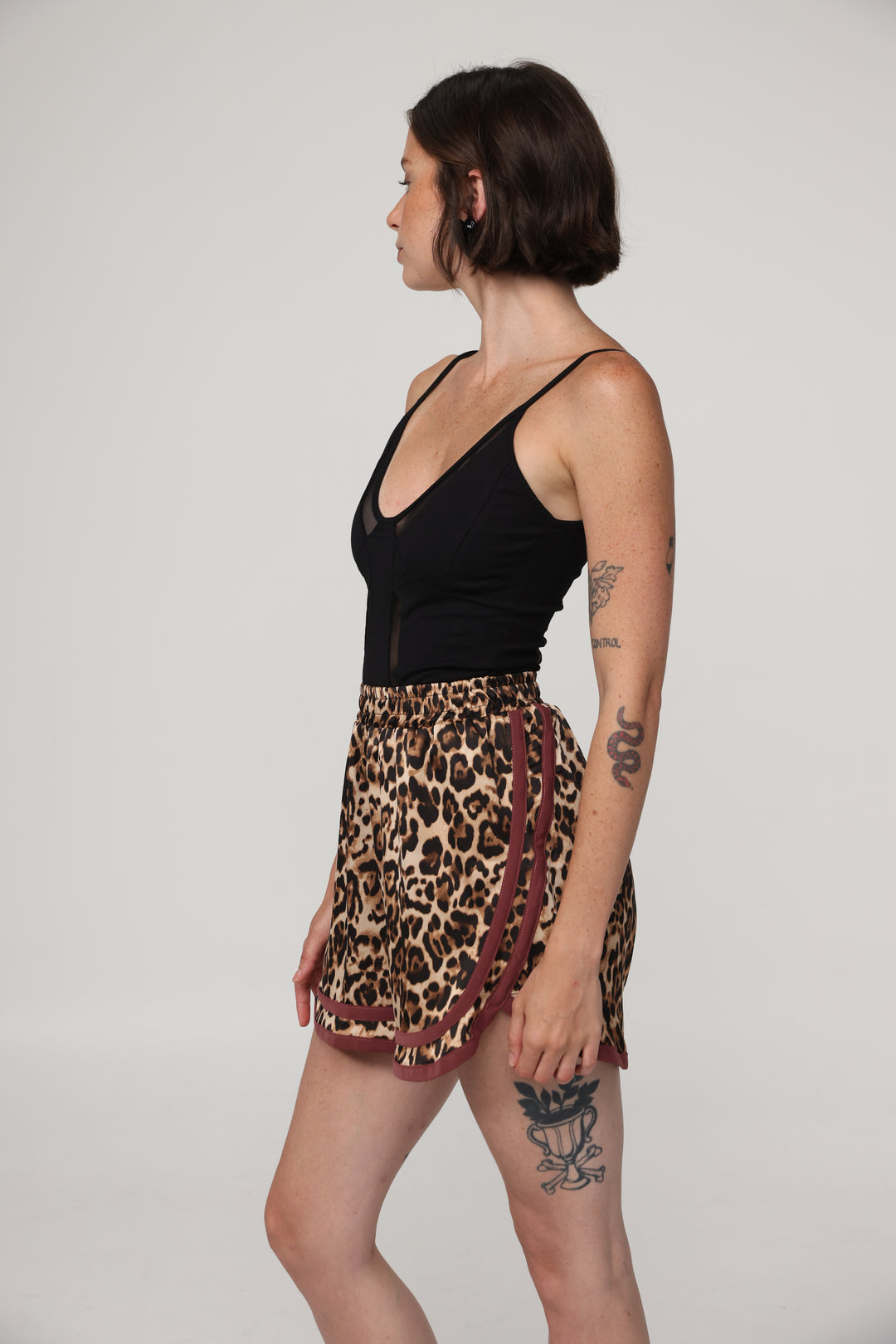 Buni's Mixed Leopard Shorts