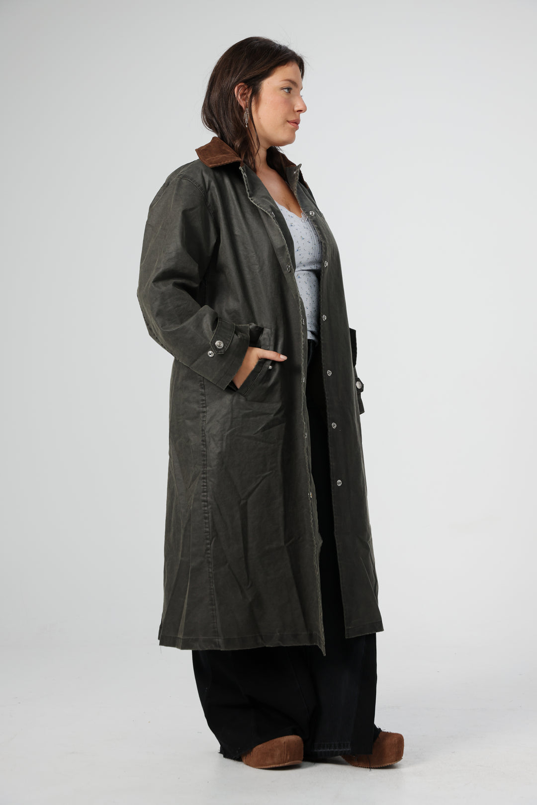 Woods Dark Olive Coat