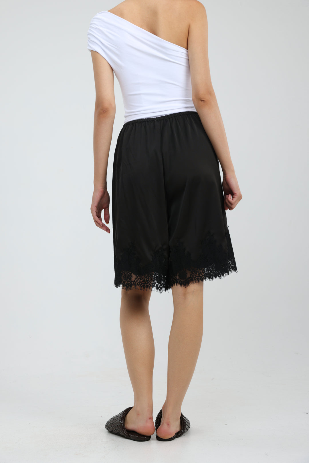 Sunlit Black Bermuda Shorts