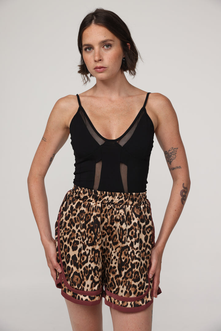 Buni's Mixed Leopard Shorts