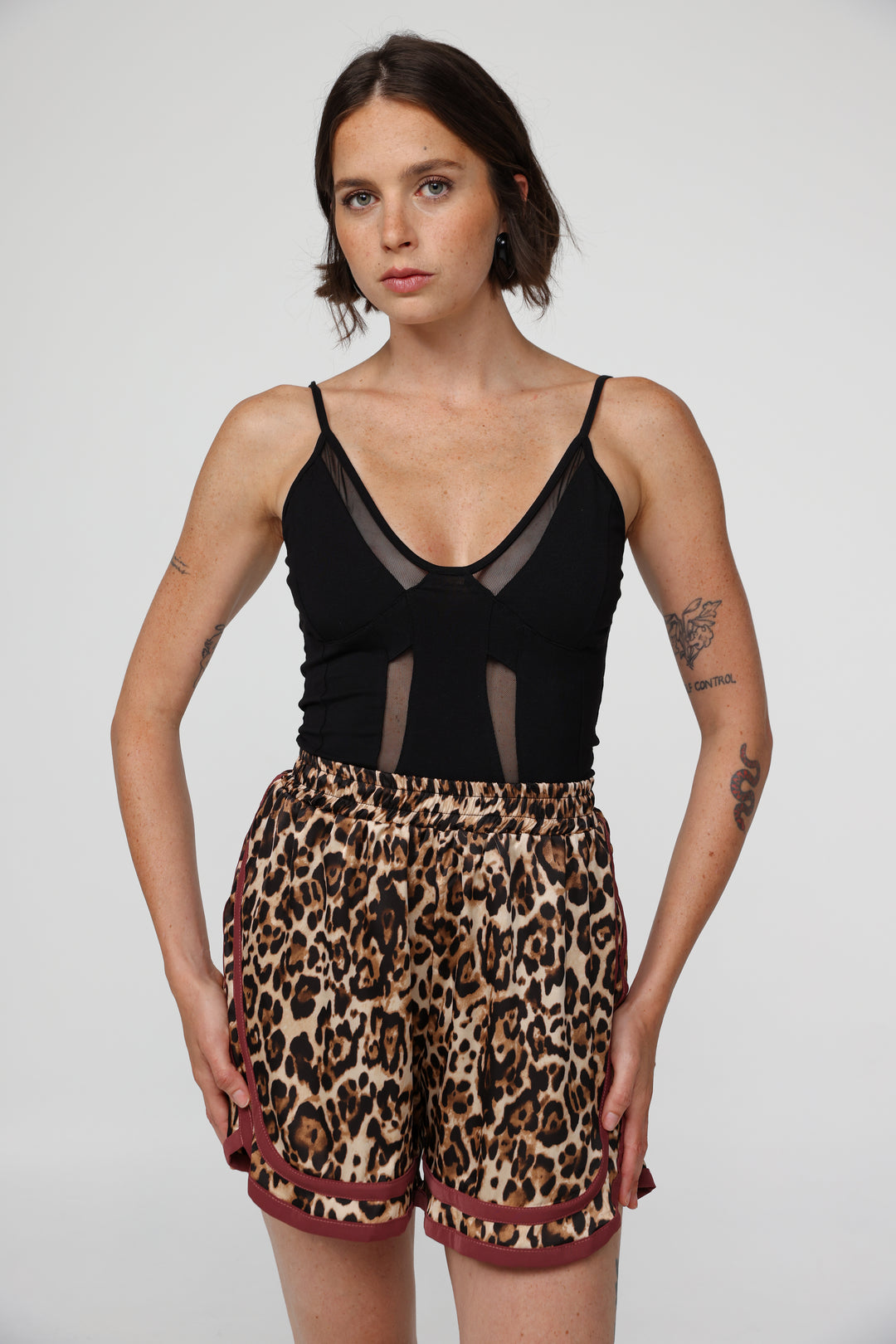 Combo Black Mesh Bodysuit