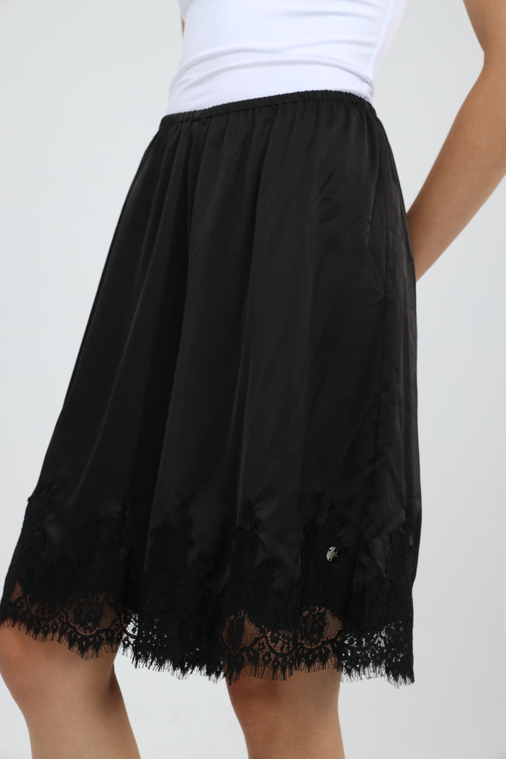 Sunlit Black Bermuda Shorts