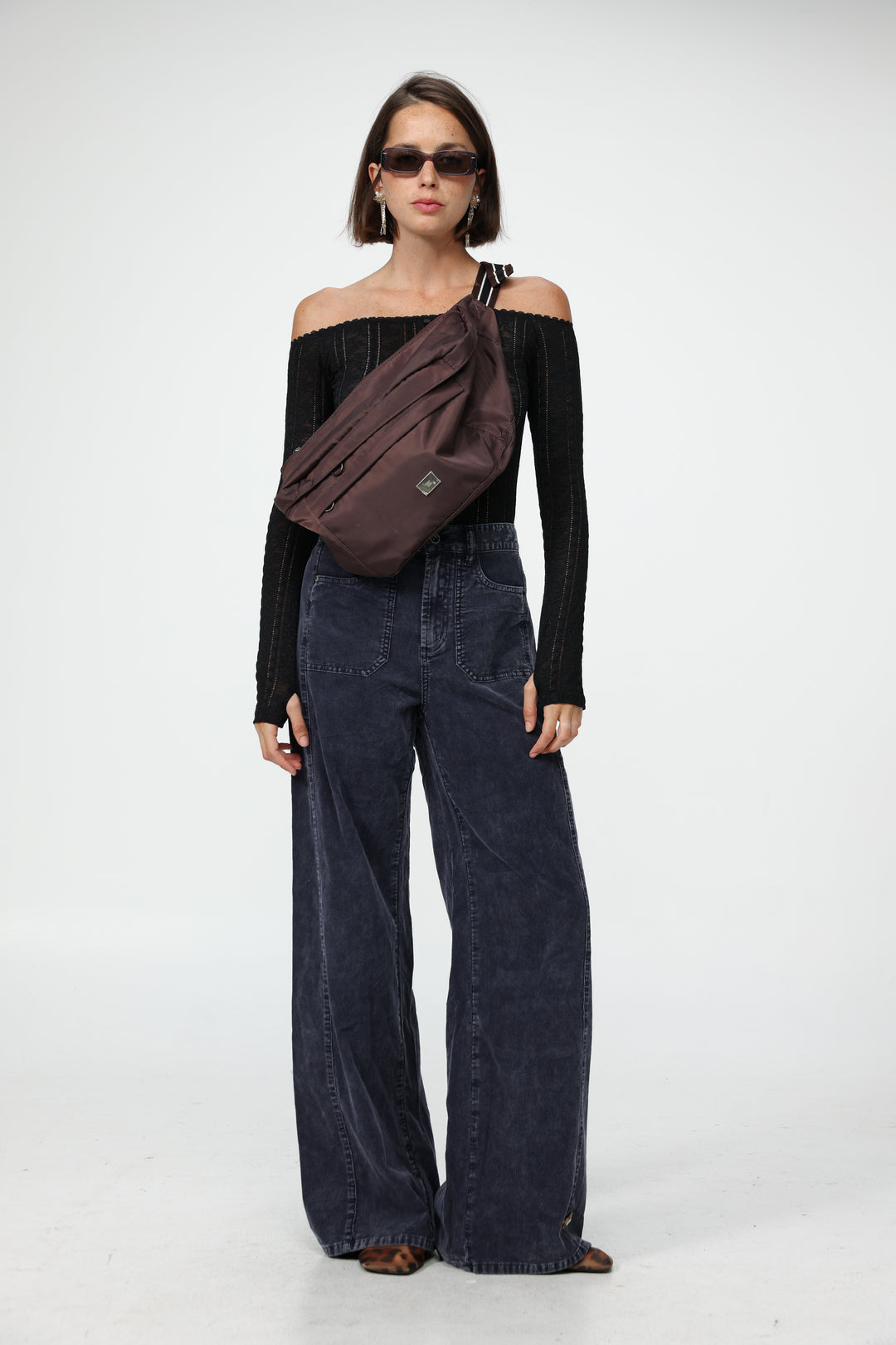 EE Huge Brown Belt Bag