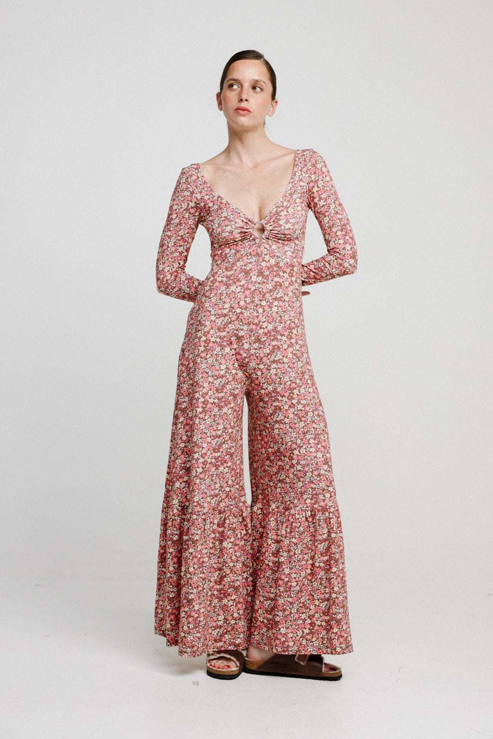 Target Long Floral Jumpsuit