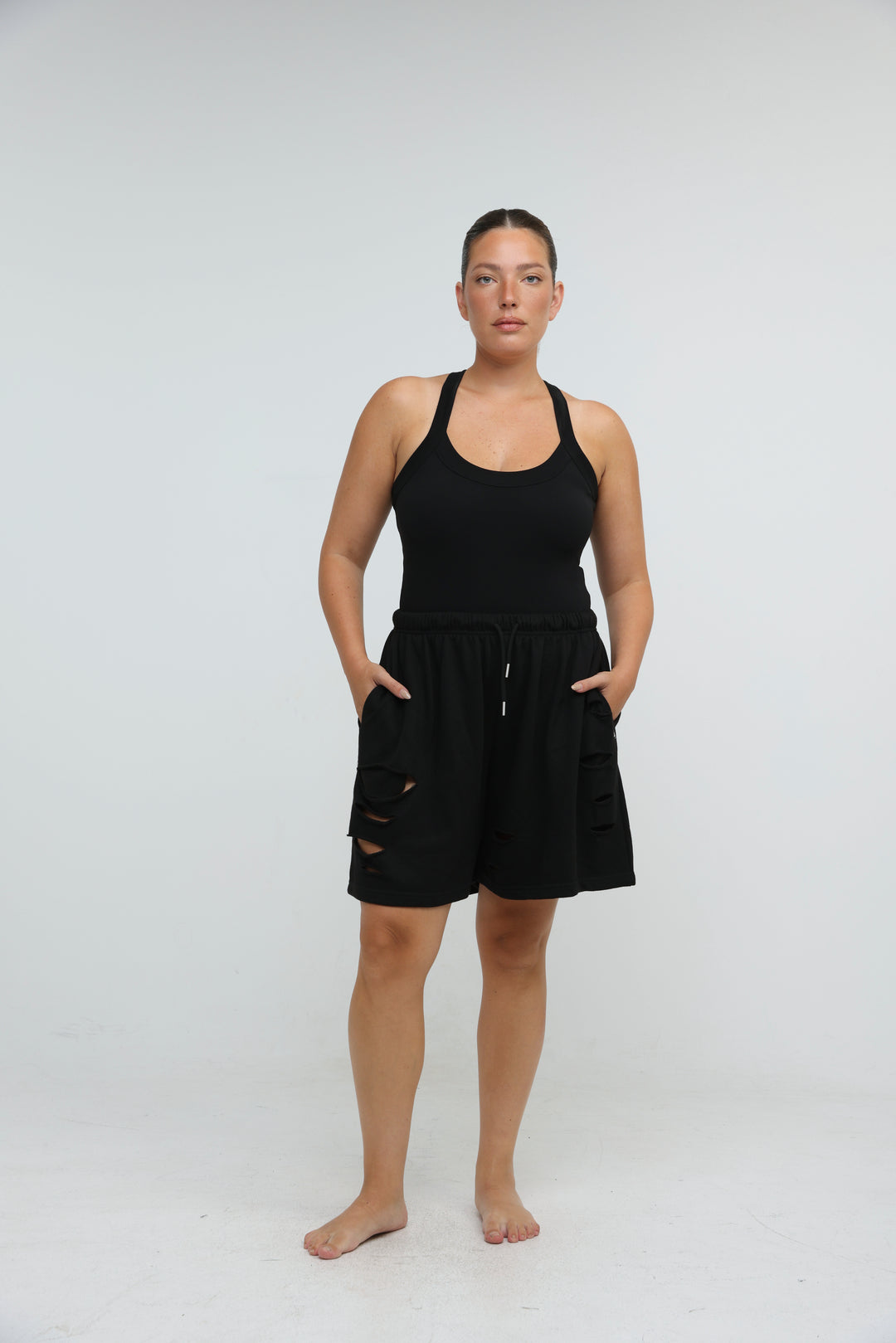 Saw Black Shorts