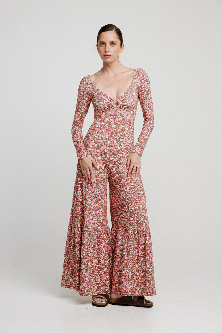 Target Long Floral Jumpsuit