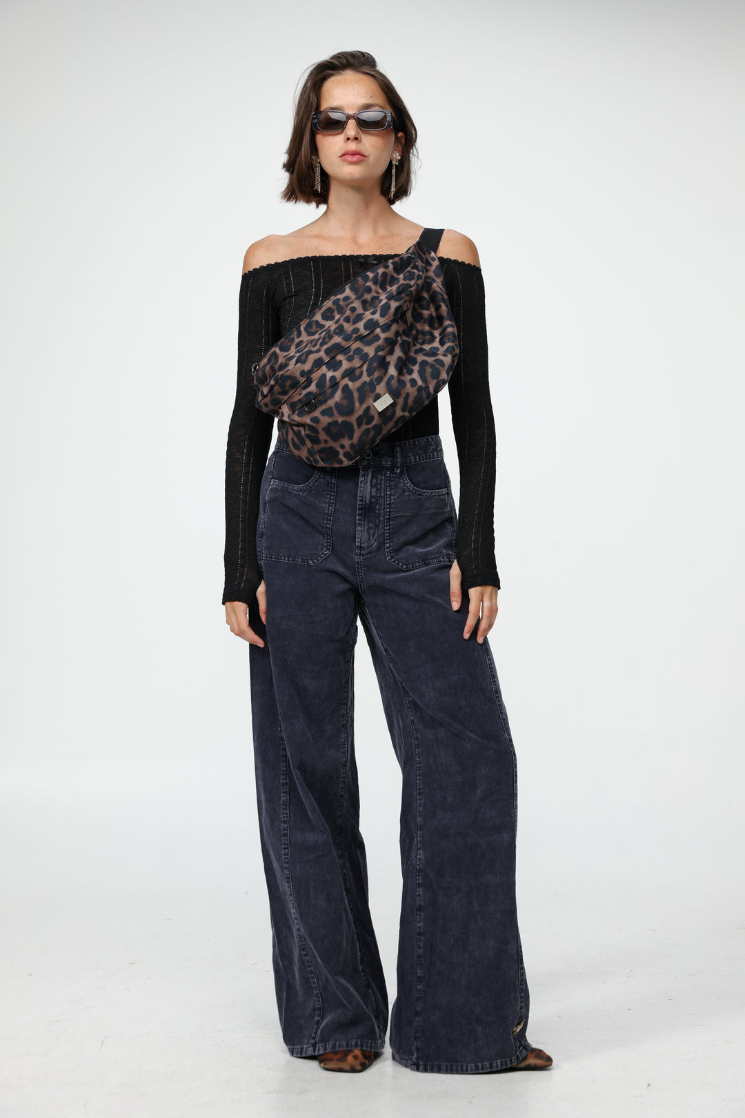 EE Huge Leopard Belt Bag