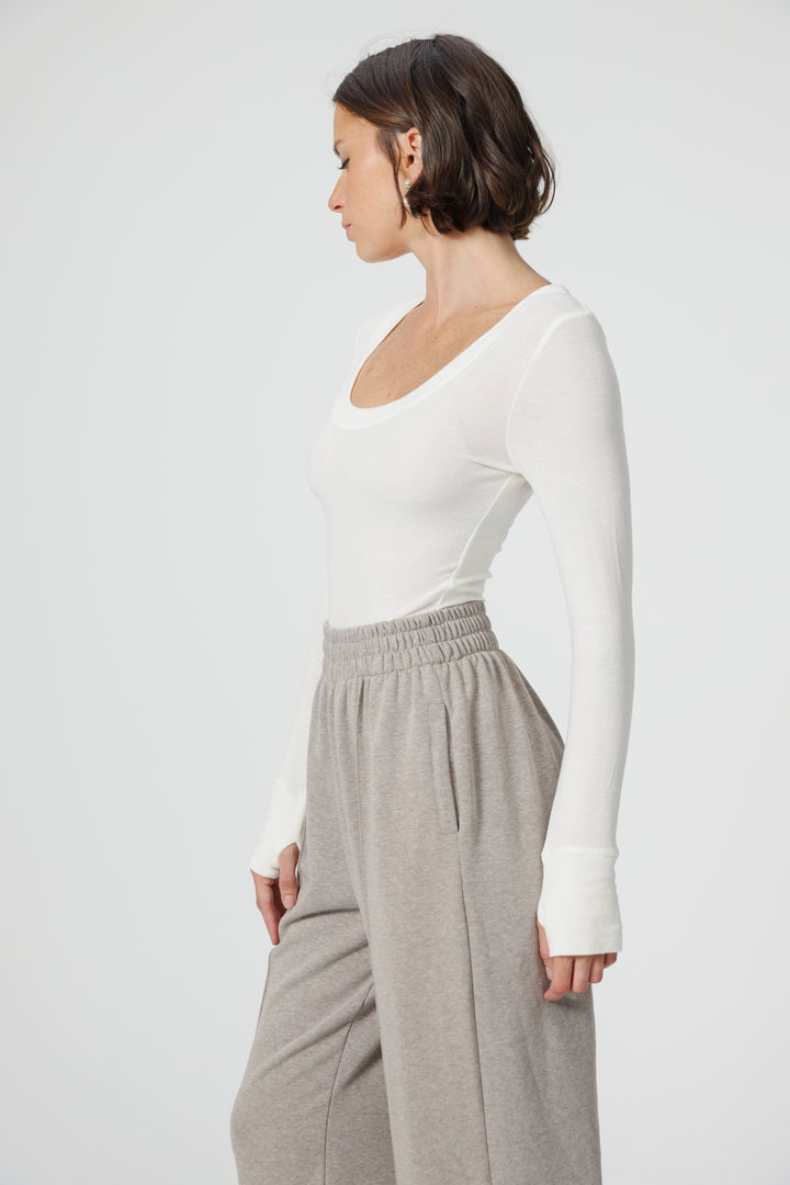 Clean08 White Bodysuit