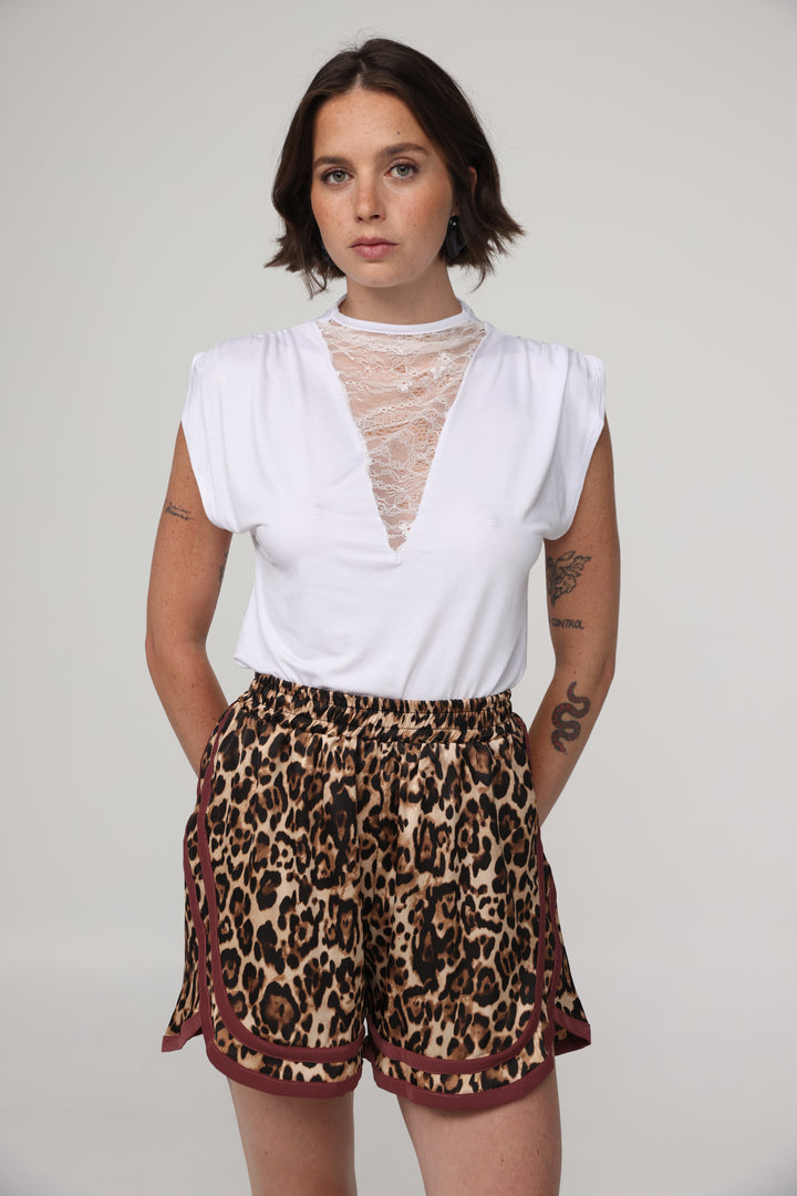 Sea White Lace Tank