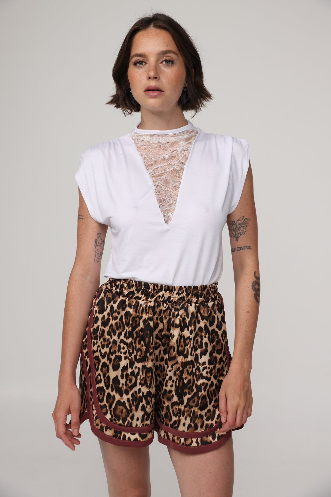 Sea White Lace Tank