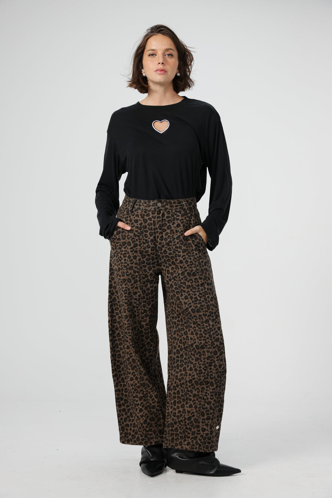 Heart Fruit Black Shirt