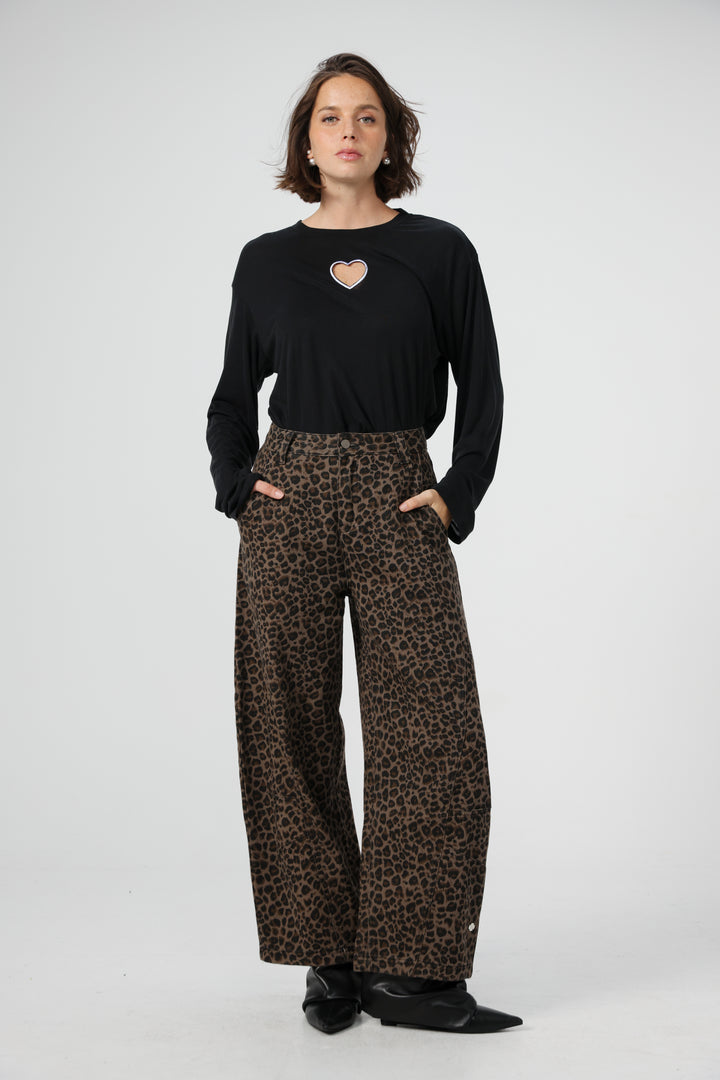 Heart Fruit Black Shirt