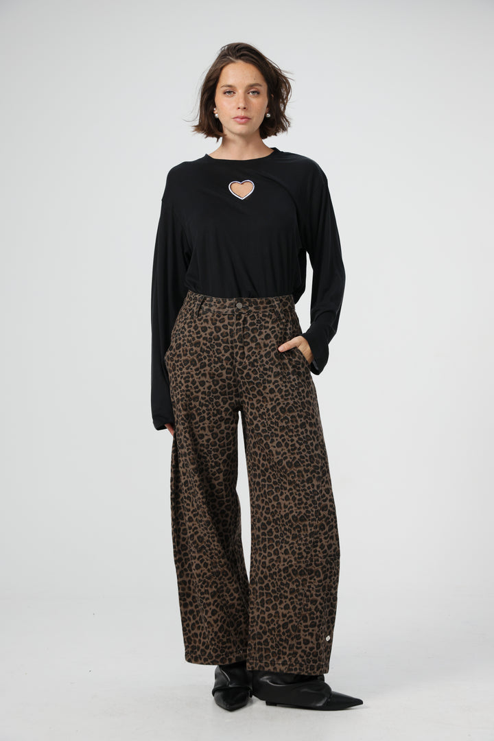 Heart Fruit Black Shirt
