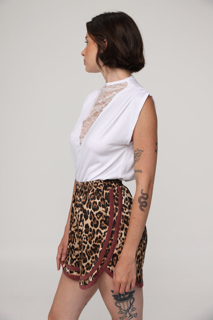 Sea White Lace Tank