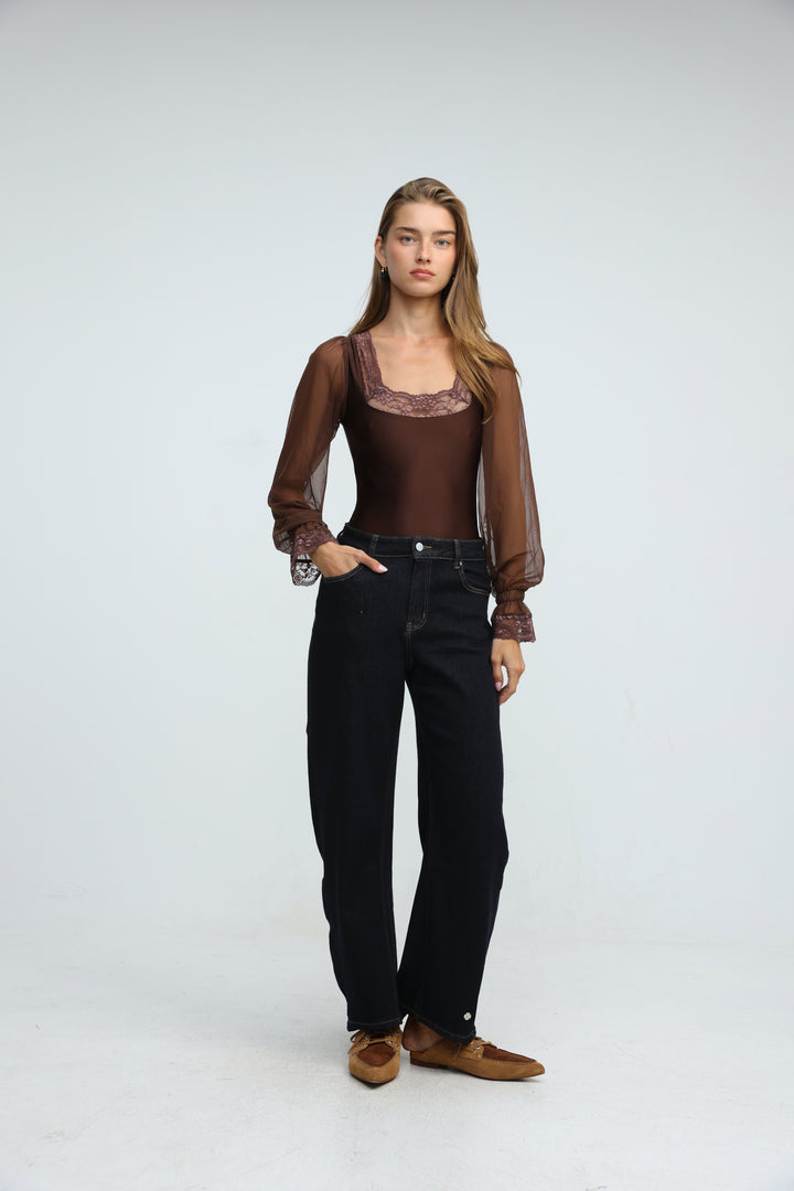 Phase Brown Bodysuit