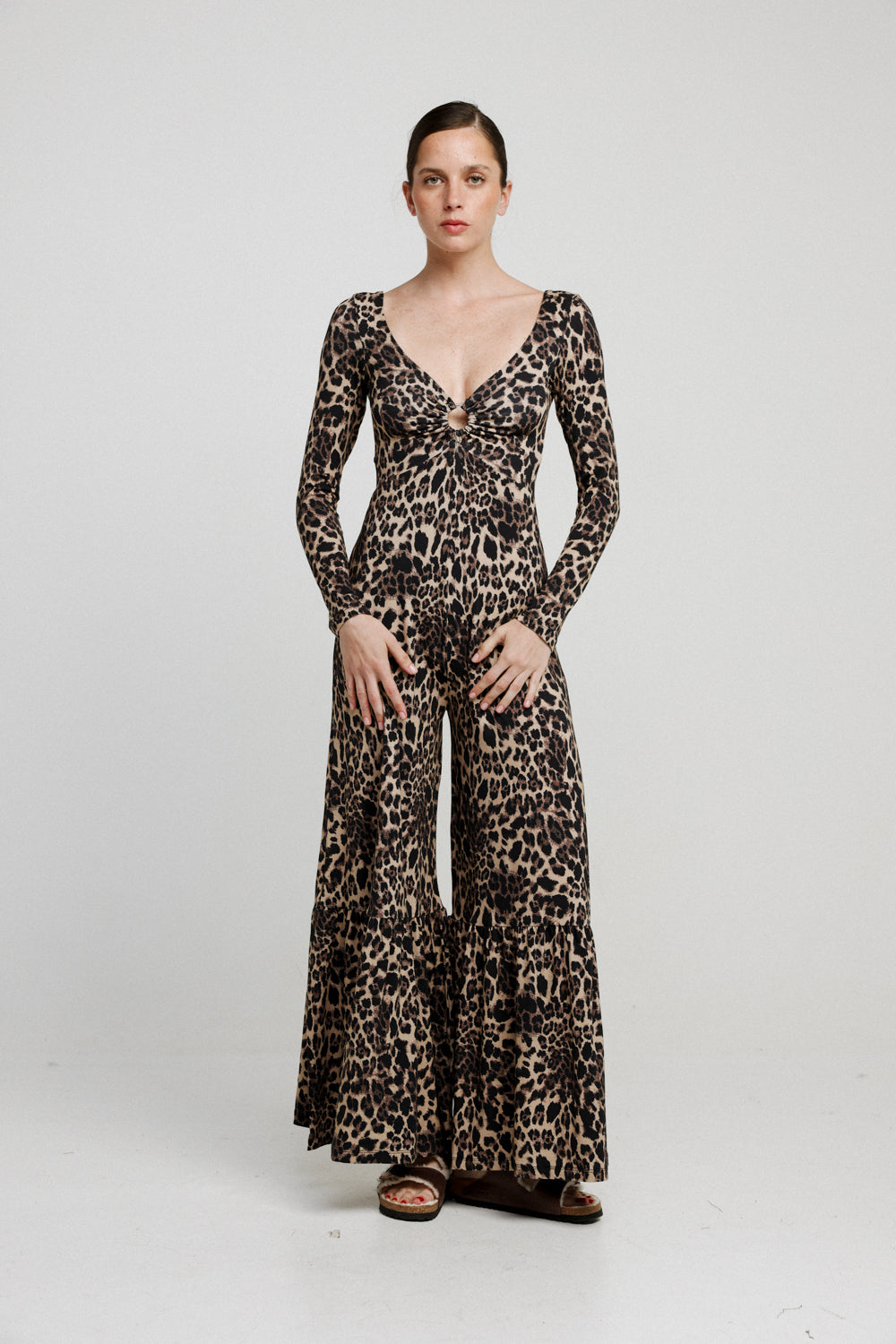 Target Long Leopard Jumpsuit