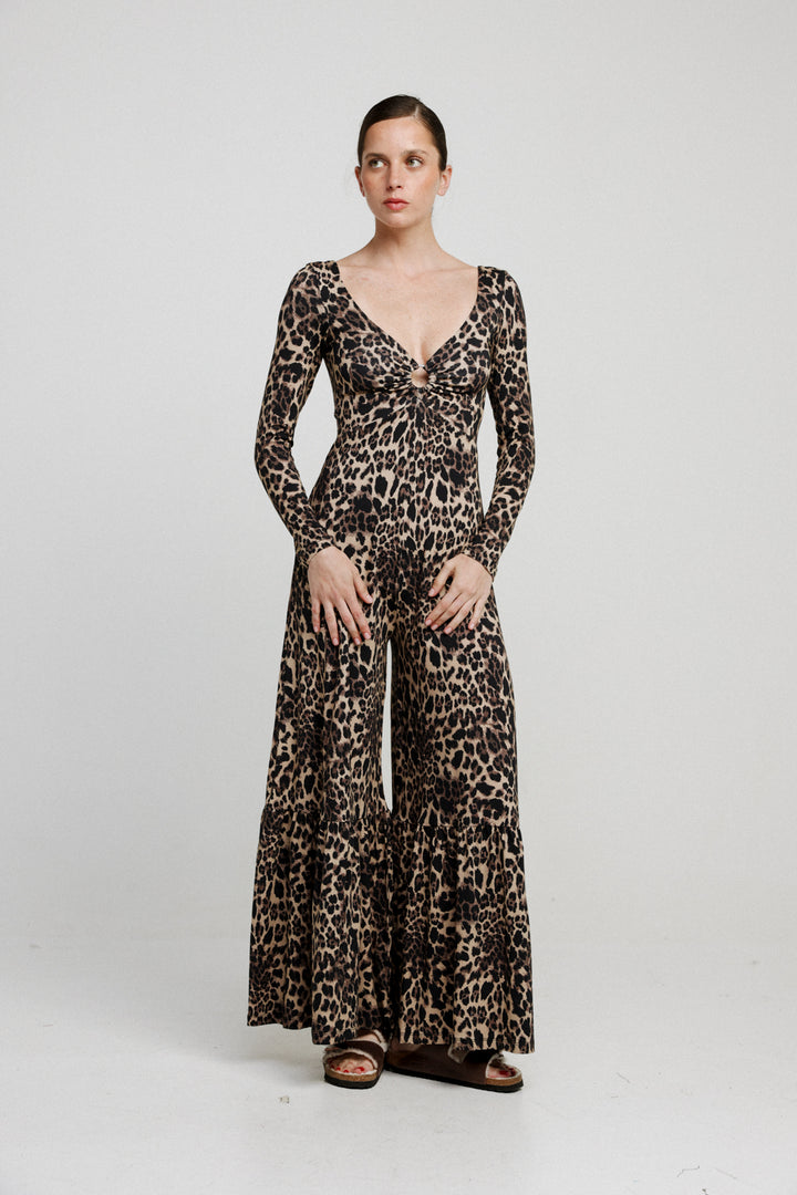 Target Long Leopard Jumpsuit