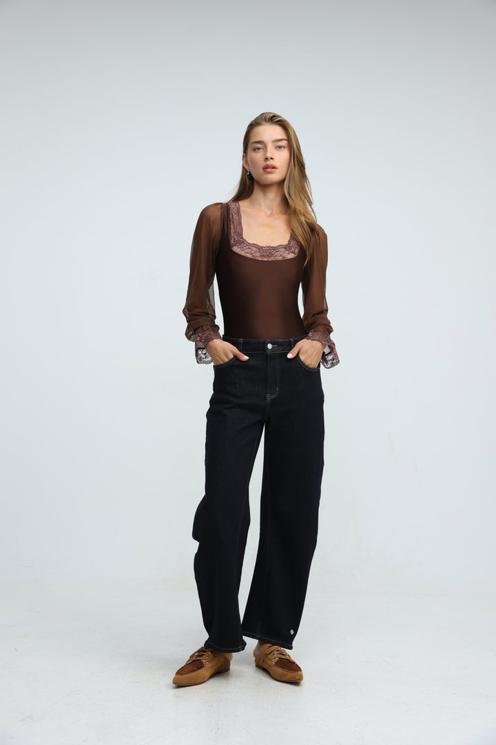 Phase Brown Bodysuit