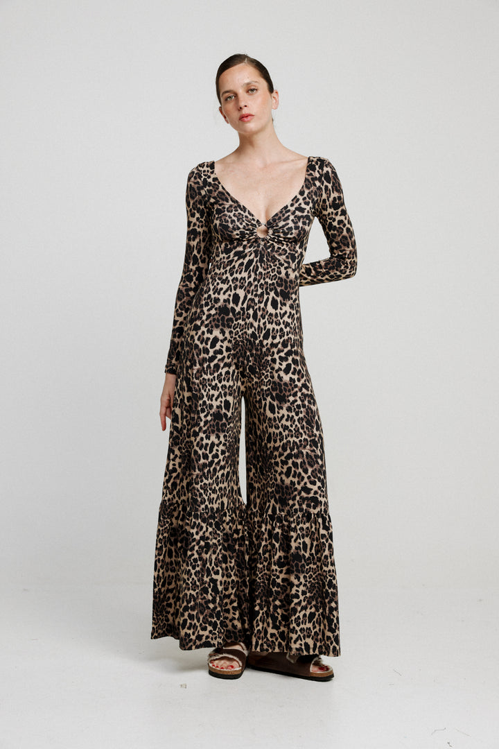 Target Long Leopard Jumpsuit