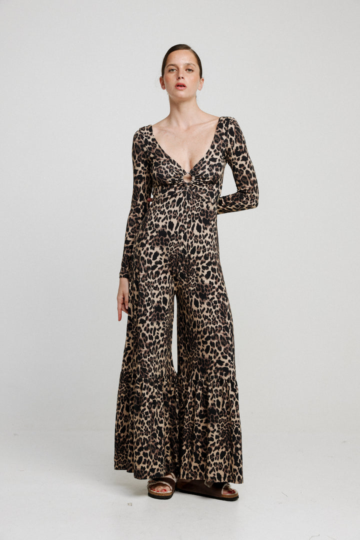 Target Long Leopard Jumpsuit