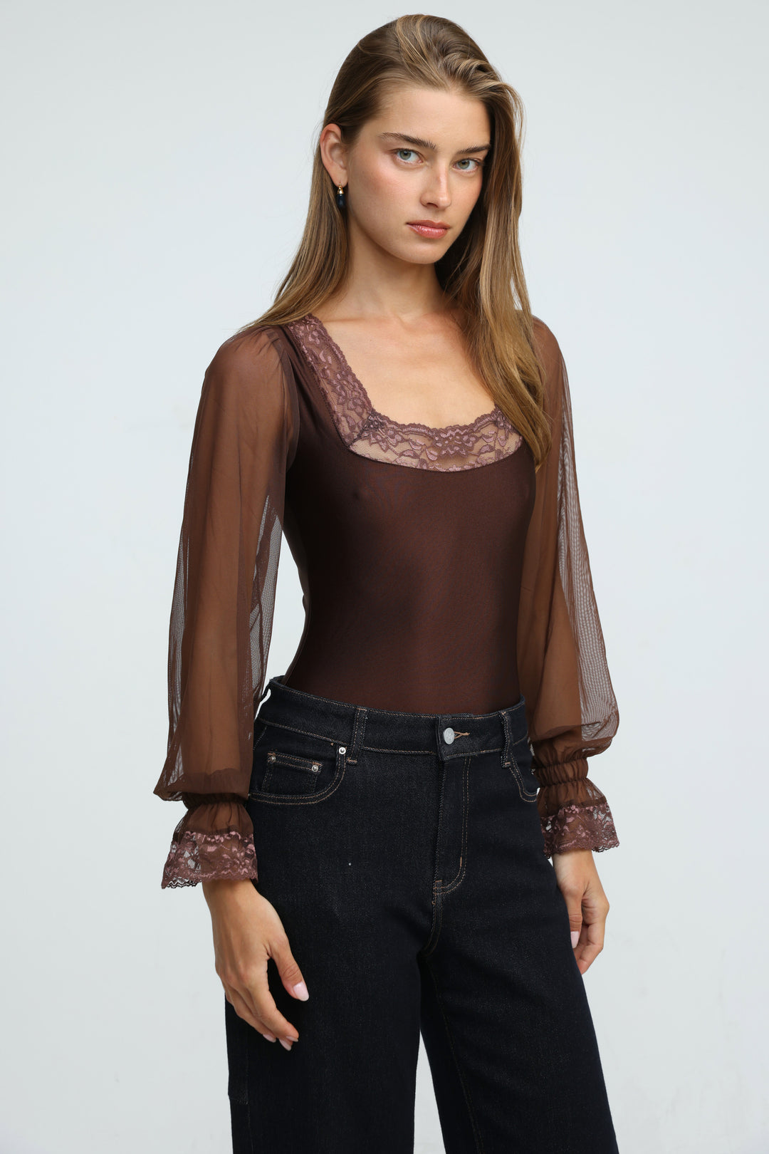 Phase Brown Bodysuit