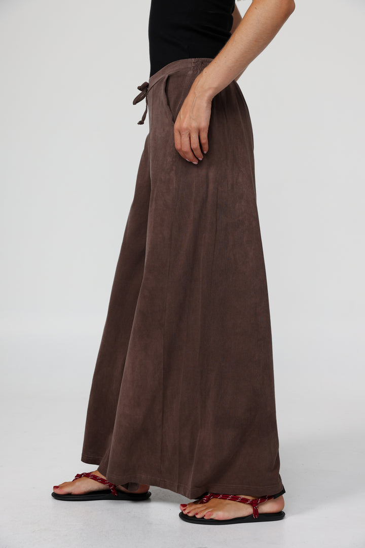 Take Brown Wide Bottoms