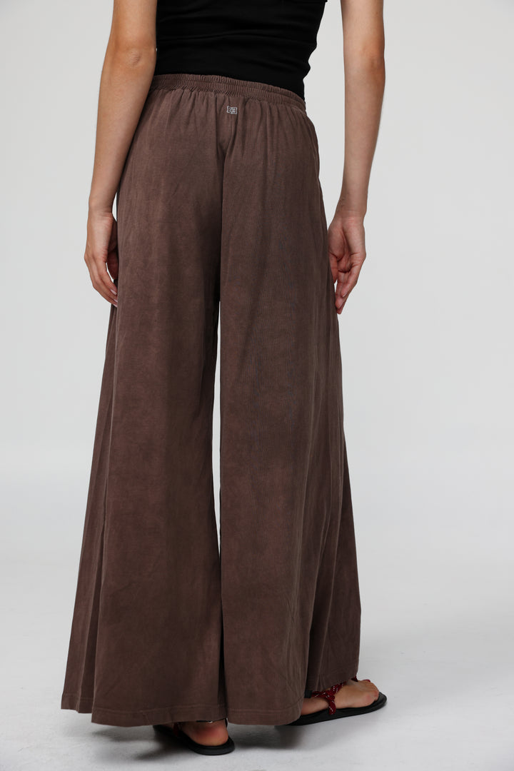 Take Brown Wide Bottoms