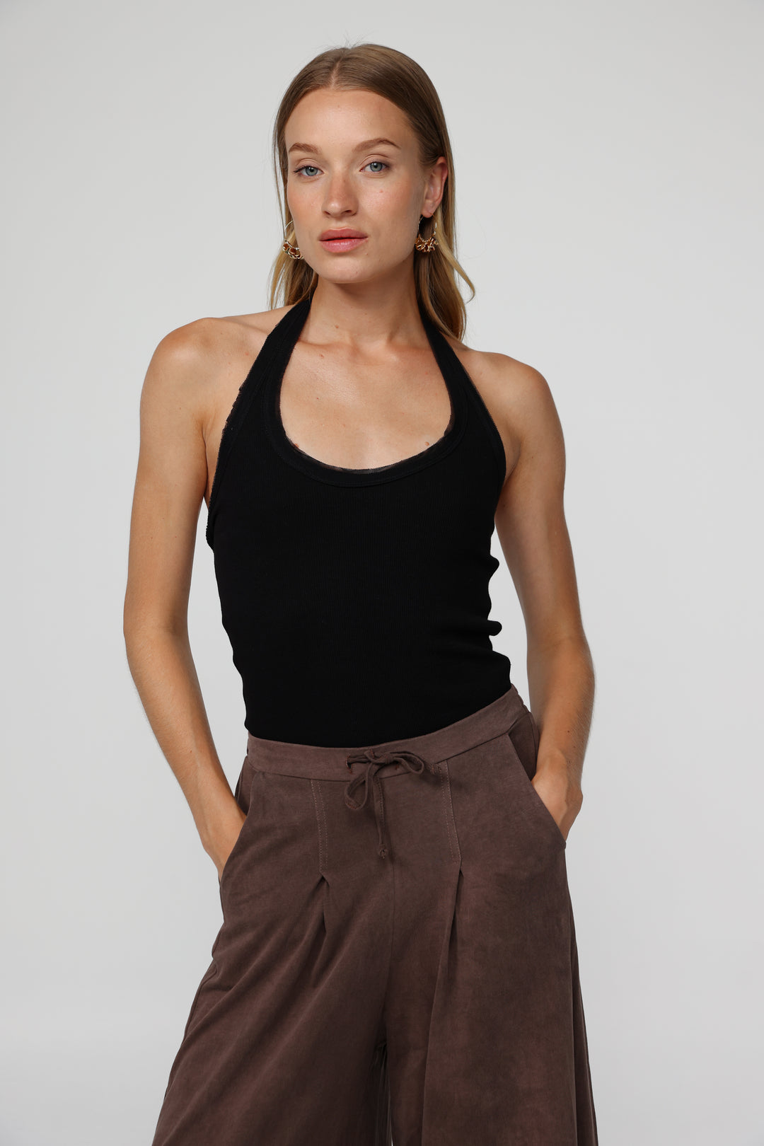 Lips Black Tank