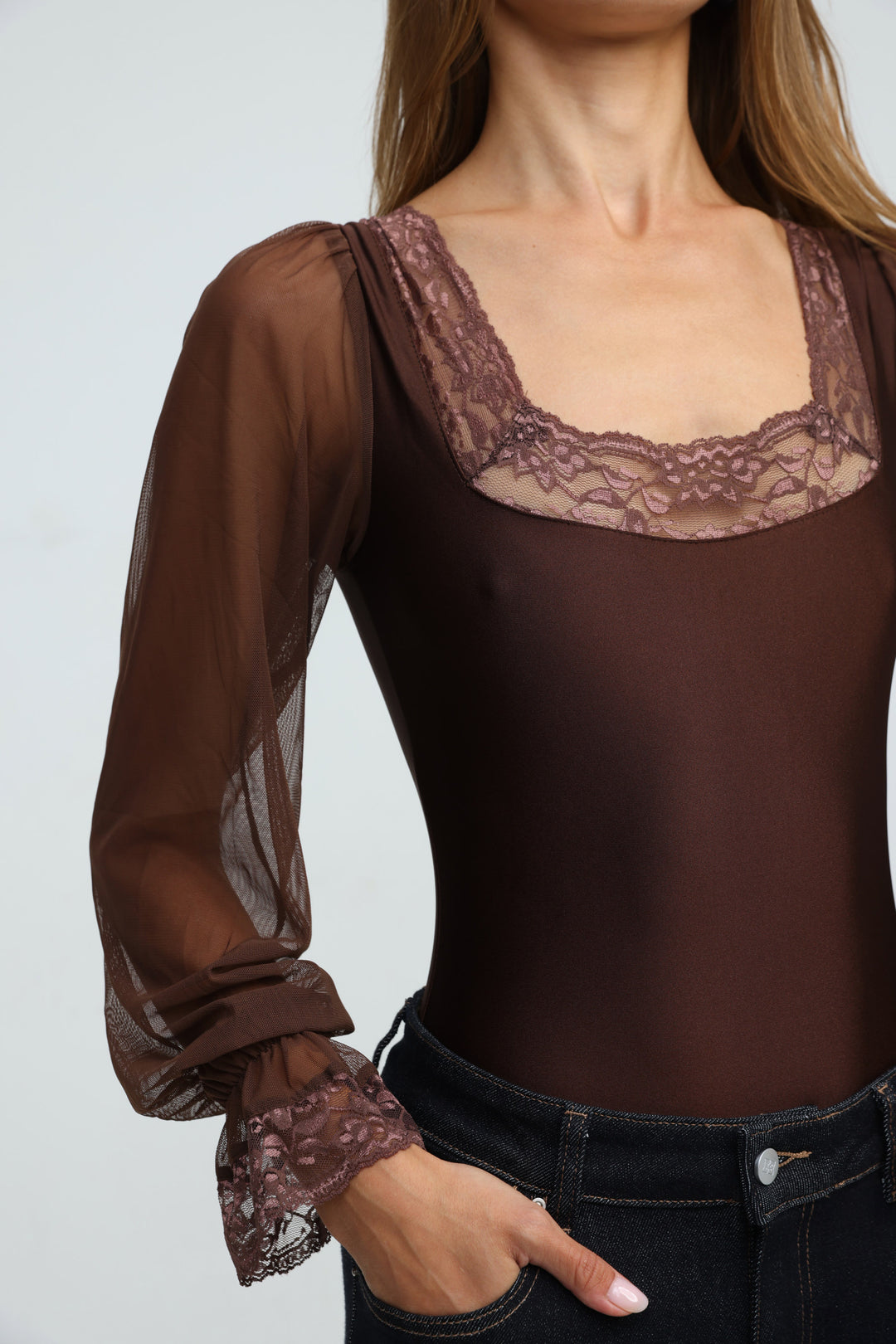 Phase Brown Bodysuit