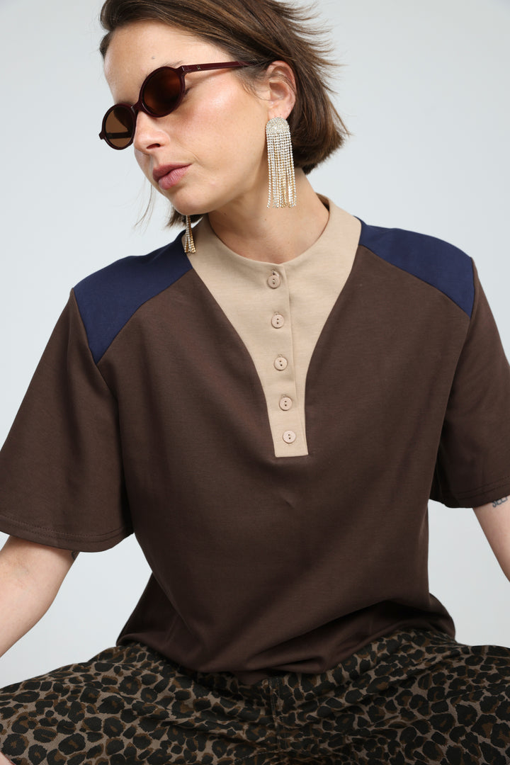 Looly Brown Polo