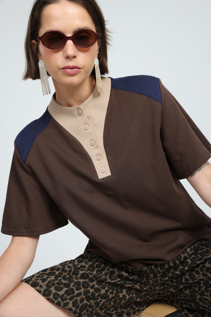 Looly Brown Polo