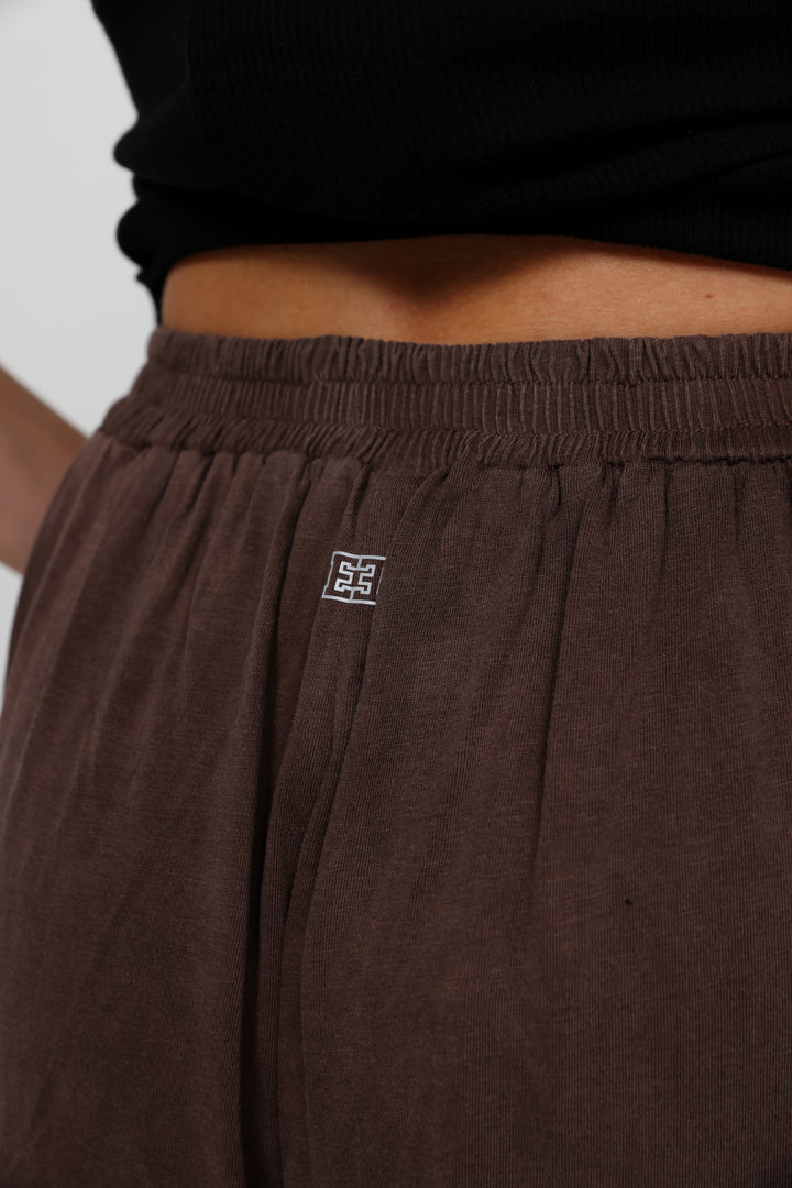 Take Brown Wide Bottoms