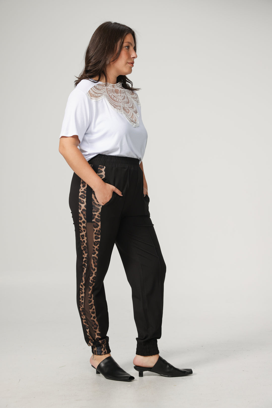 Best Navy/Wine Mesh Joggers