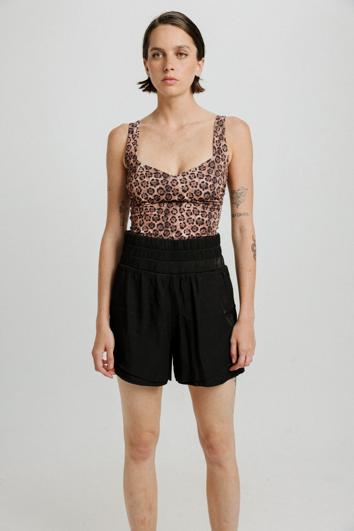 Heartful Leopard Bodysuit