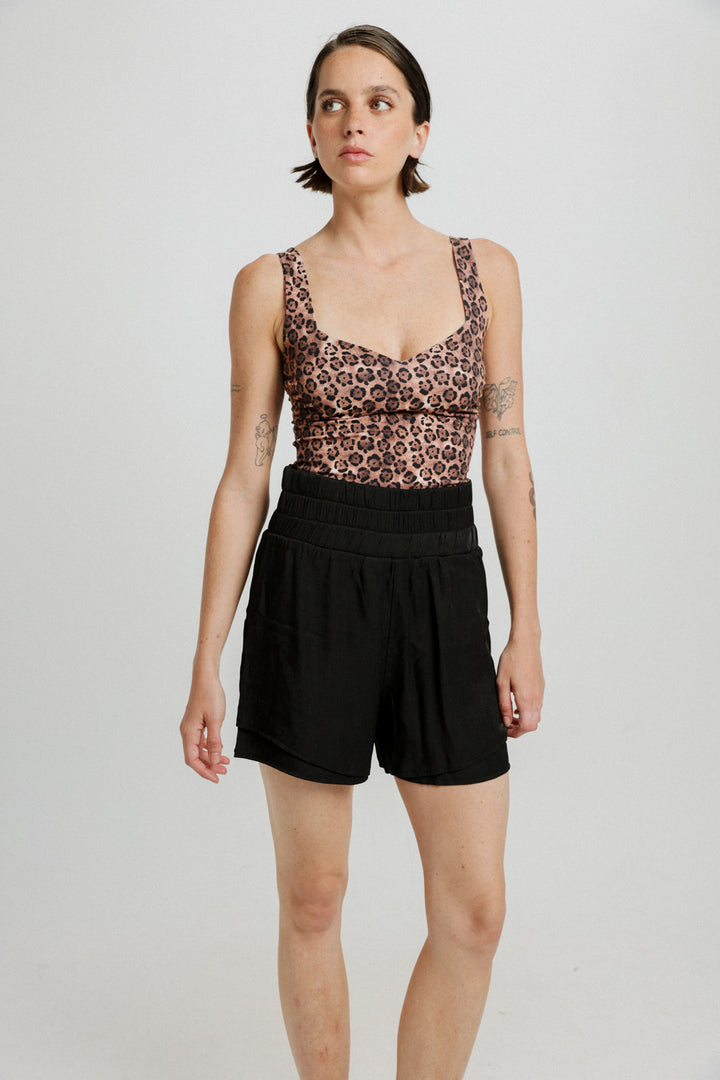 Heartful Leopard Bodysuit