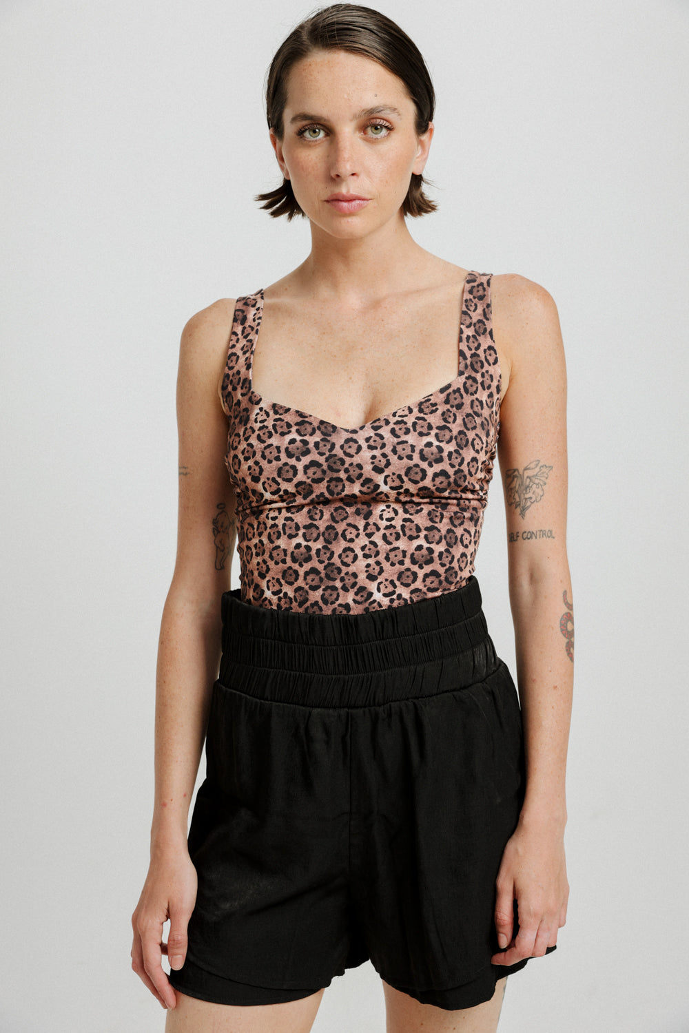 Heartful Leopard Bodysuit