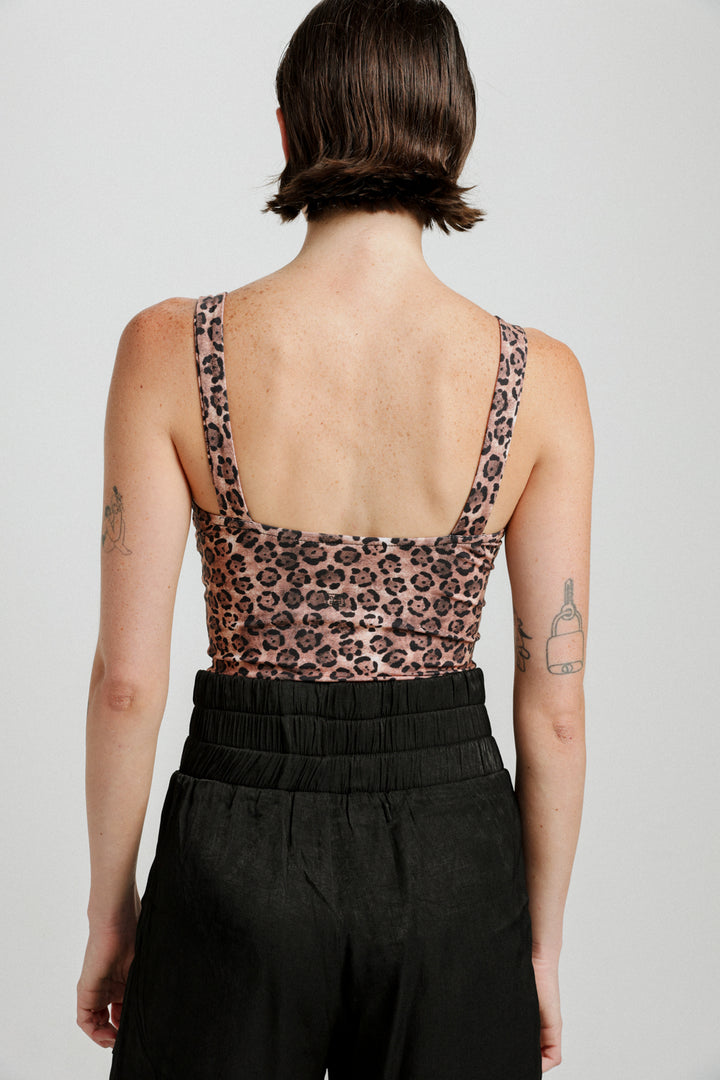 Heartful Leopard Bodysuit