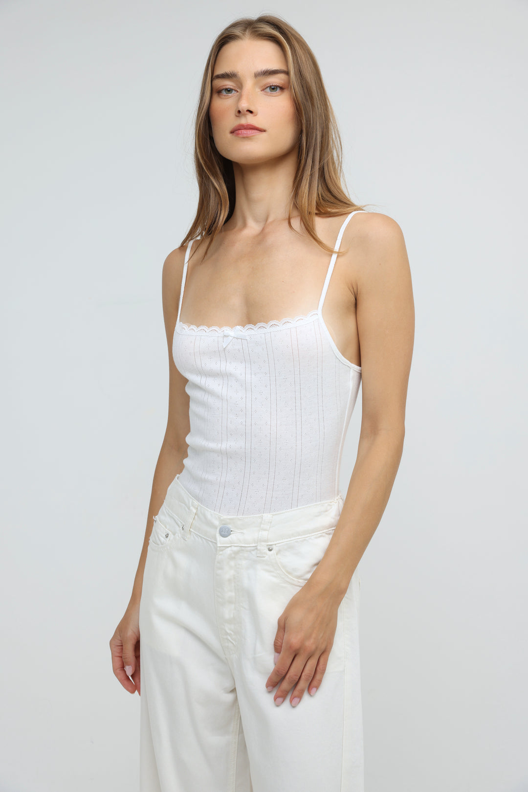Saba05 White Bodysuit