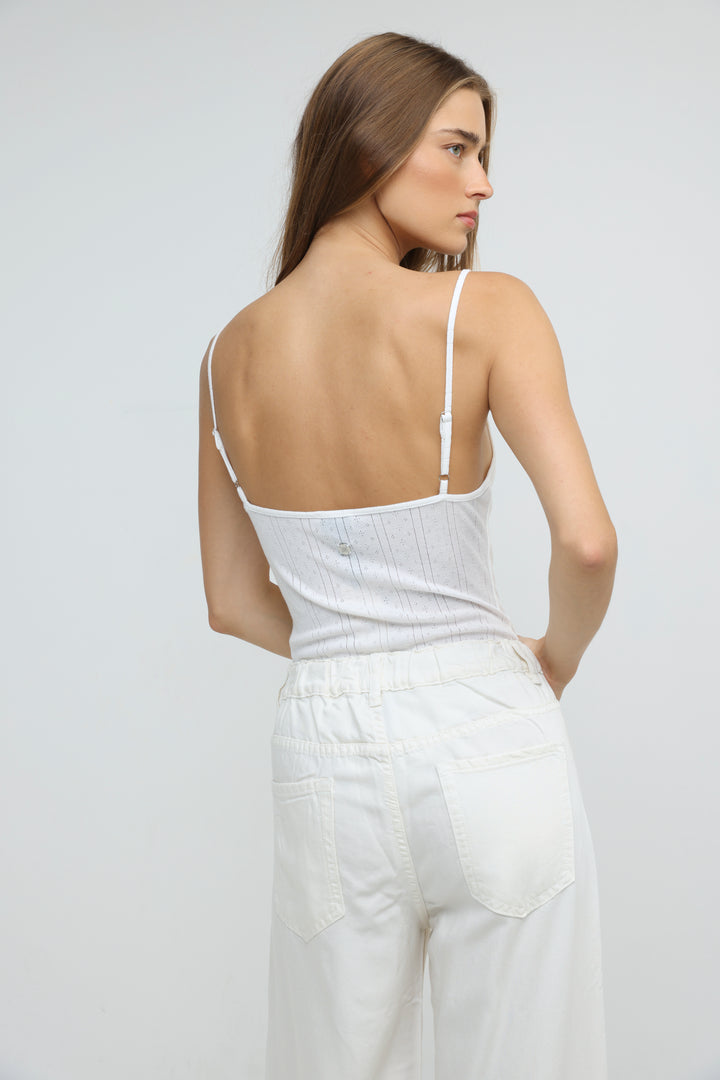 Saba05 White Bodysuit
