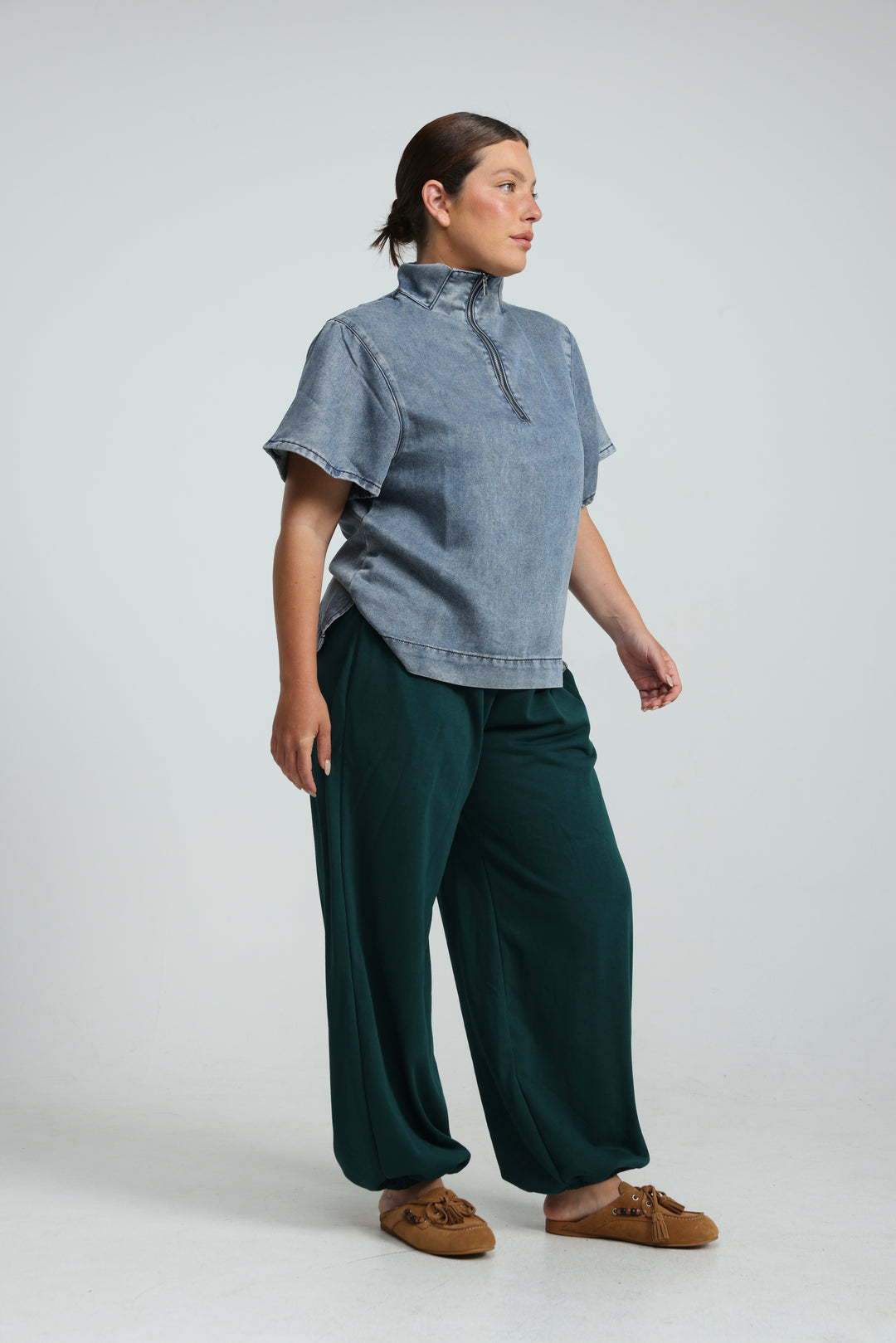 Adamon Light Blue Denim Polo