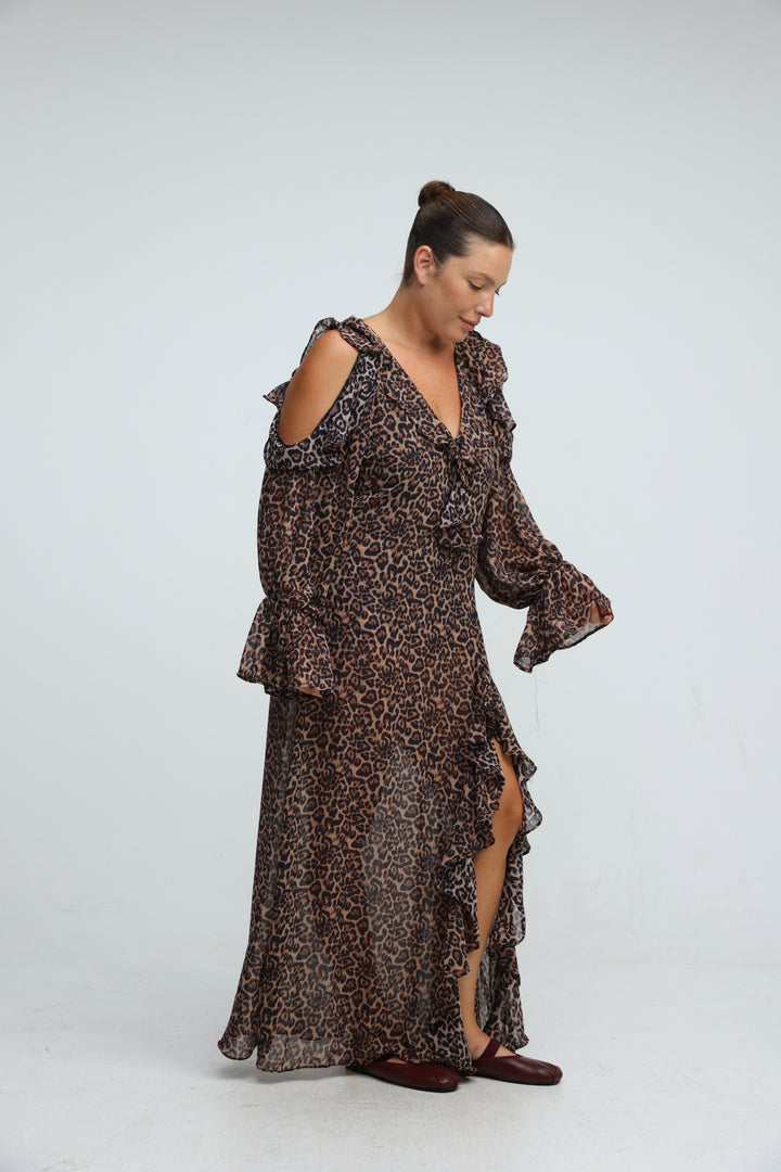 Divine Leopard Dress