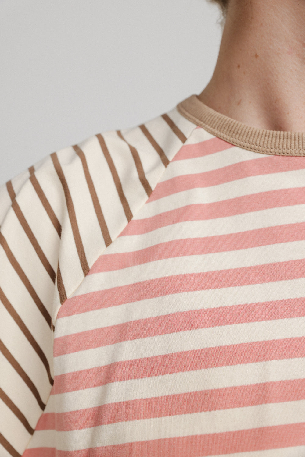 Ron Pink&Brown Stripes Shirt