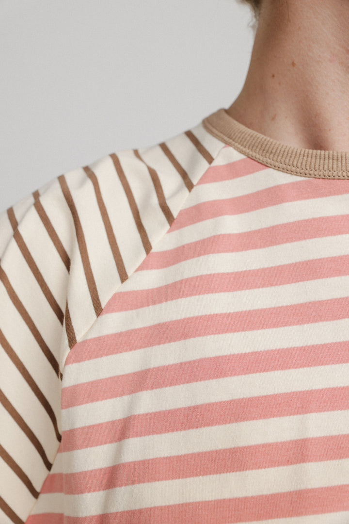 Ron Pink&Brown Stripes Shirt