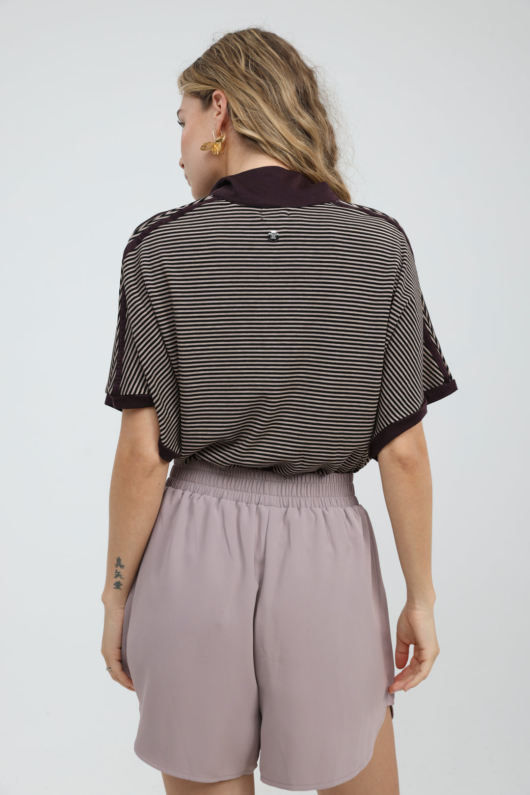 Wanderlight Brown Striped Bodysuit