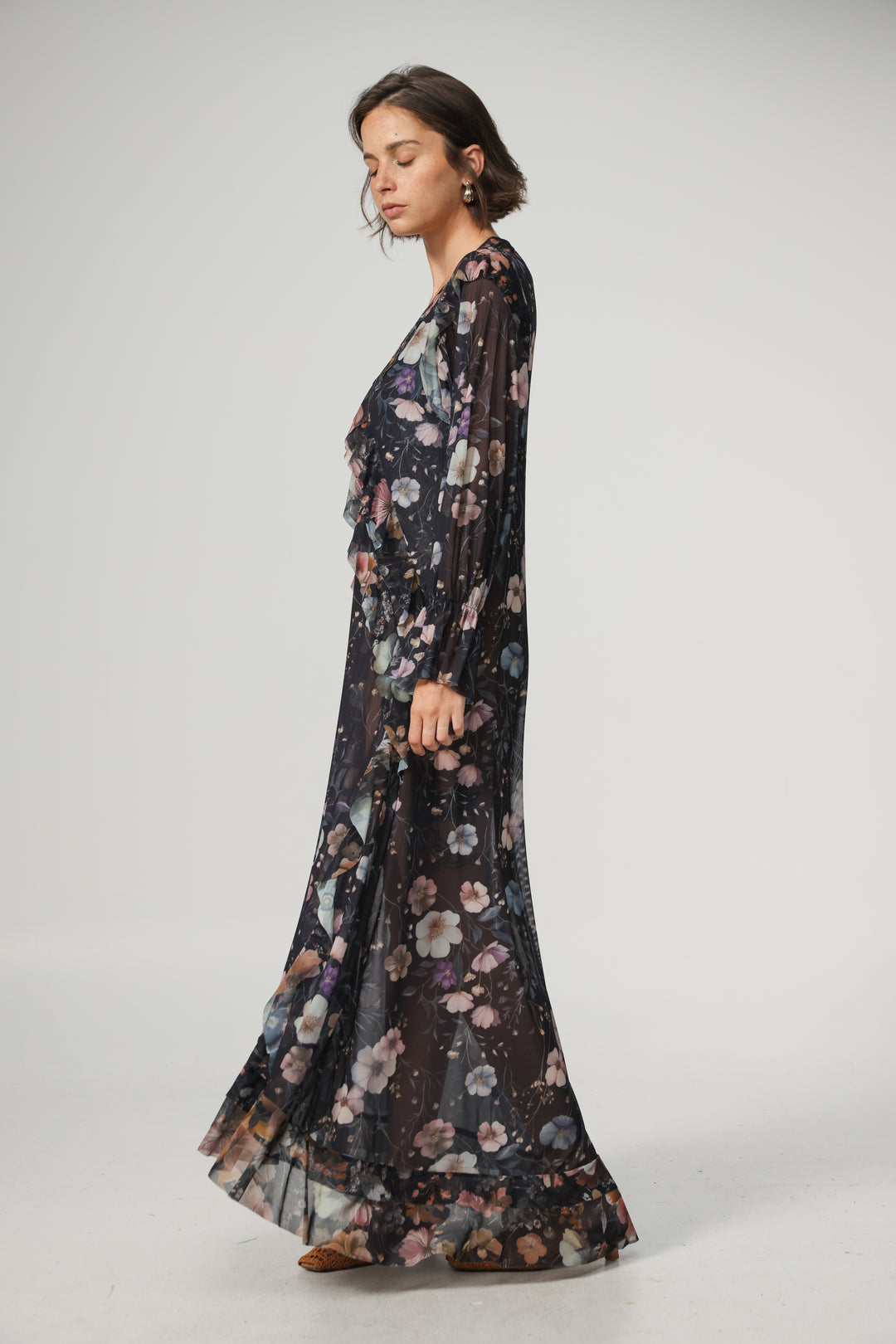 Swear Dark Floral Dress