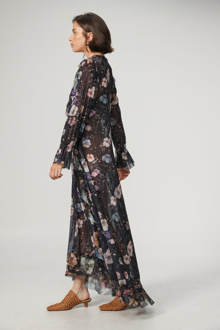 Swear Dark Floral Dress
