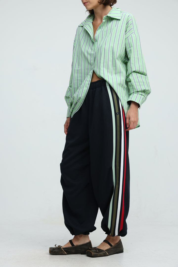 Side Stripes Navy Joggers